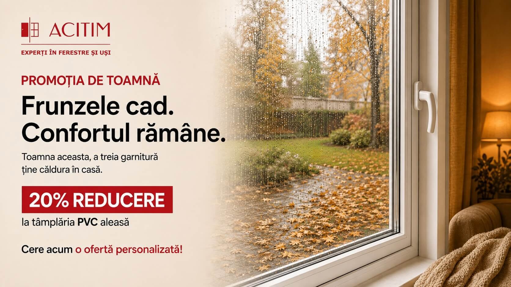 ACITIM — Tâmplărie PVC & Aluminiu, Geamuri Termopan, Uși și Rulouri Vâlcea